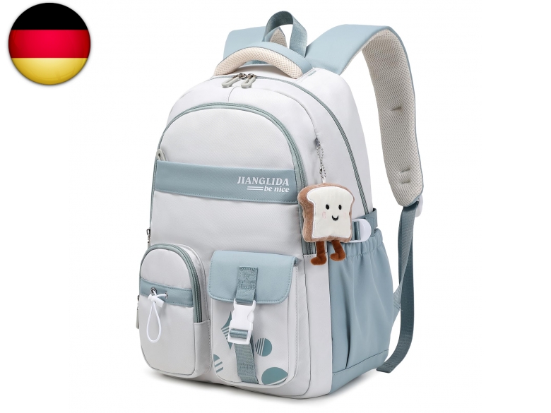 Amythe Schulrucksack Für Teenager-Mädchen – Wasserdicht, 22L, Mit Laptopfach, Größe 31x15x47 Cm